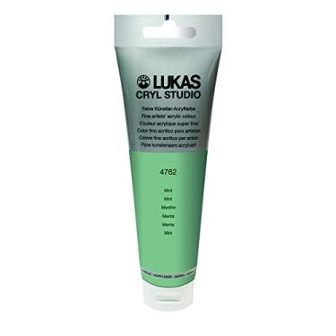 Imagem de Lukas Cryl Studio Artist Acrylics - Qualidade profissional, tintas de secagem rápida - Mint 125 ml tubo