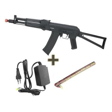 Imagem de Rifle De Airsoft Neptune Ak105s Mosfet + Bateria+ Carregador