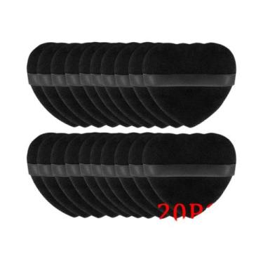 Imagem de Esponja De Maquiagem De Veludo 20 30 Peças Triangular Uso Úmido E Seco