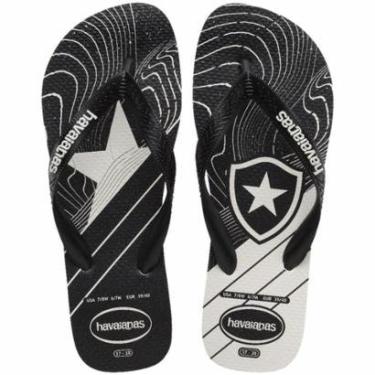 Imagem de Chinelo Havaianas Top Times Brasileiros Botafogo Licenciado Unissex-Unissex