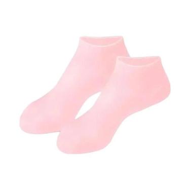 Imagem de Meias De Silicone Hidratantes Para Pés Secos E Rachados, Ferramenta De