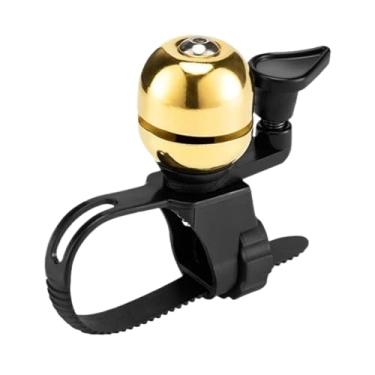 Imagem de Anel vintage de bicicleta, som claro, mtb, estrada, retrô, sino, aviso de segurança, acessórios de bicicleta, sino clássico(Gold)