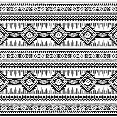 Imagem de Tyrot Jogo de cama com edredom asteca e fronhas para todas as estações, preto, tamanho queen