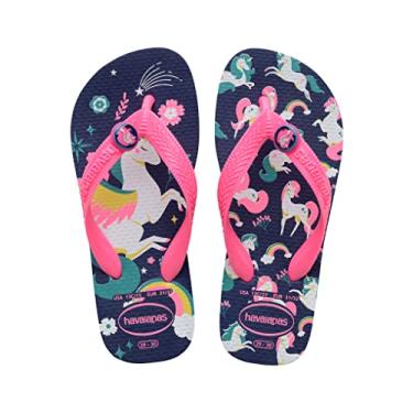 Imagem de Havaianas Sandália para meninas, Azul-marinho, 13 Little Kid
