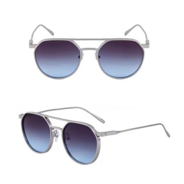 Imagem de VFDHN Óculos de Sol Ovais Steampunk Feminino Vintage Redondo Moda(7)