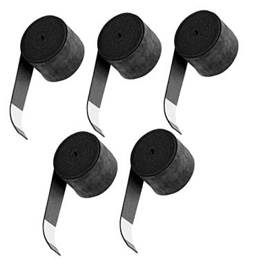 Imagem de Generic Fita de Aderência de Raquete Respirável Não Pegajosa, 5 Peças de Alça Resistente Ao Desgaste Fosco para Raquetes de Tênis de Mesa de Badminton, Acessórios de Raquete de Tênis Absorventes de