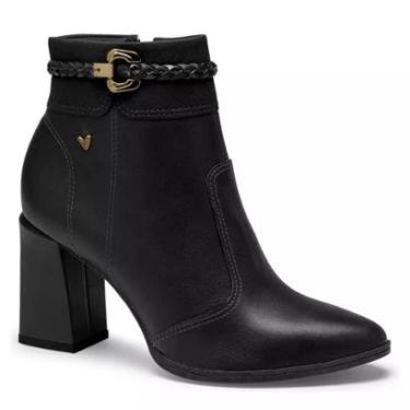 Imagem de Bota Feminina Salto Alto Camurça Mississipi - Preto-Feminino