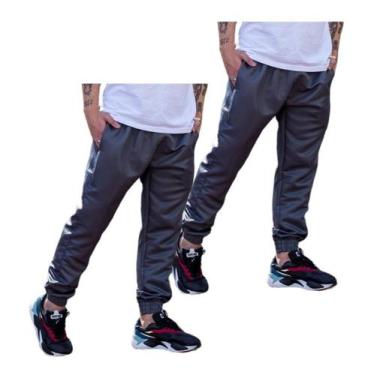 Imagem de Kit De 2 Calças Tactel Jogger Esportiva 2 Bolsos Lateral 016 - FR, 2 c