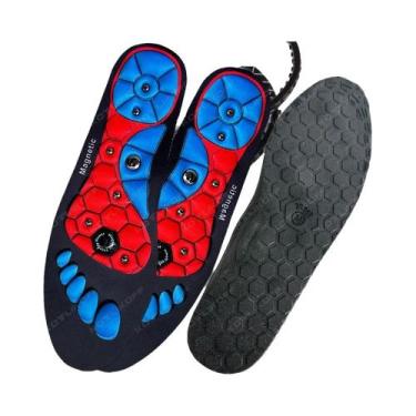 Imagem de Palmilhas Magnéticas Esportivas Ortopédicas Para Massagem Nos Pés, Alm