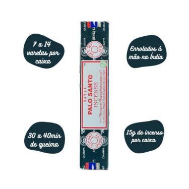 Imagem de Incenso de Massala Satya - Palo Santo