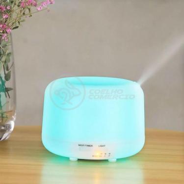Imagem de Aromatizador Umidificador Eletrônico Luz De Led Rgb 300ml 20