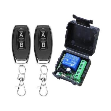 Imagem de Interruptor De Controle Remoto Sem Fio 12V 10A 433Mhz RF Com Receptor 