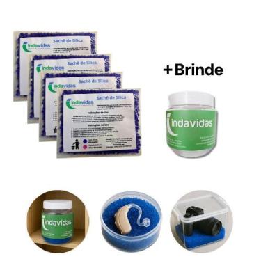 Imagem de Silica ul Desumidificador De Aparelho Auditivo 30G 4 Unids - Indavidas