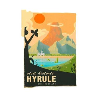 Imagem de Pôster Em Tela De the Legend of Zelda, Arte Moderna Para Quarto, Sala 