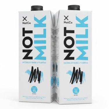 Imagem de Kit 2 Leite Vegetal Not Milk Semi Desnatado Vegano 1L - Notco