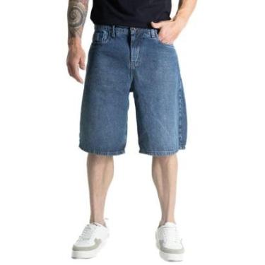 Imagem de Bermuda Jeans Sawary - 281097 - Azul médio 42-Masculino