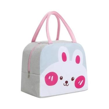 Imagem de Bolsa Térmica Infantil Impermeável Com Estampa De Desenho Em Tecido Ox