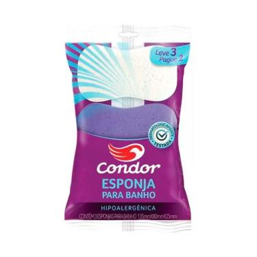 Imagem de Esponja De Banho Basic Condor Leve 3 E Pague 2 Ref 8301