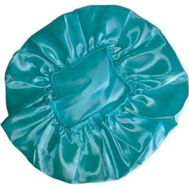 Imagem de Nobrand - Touca de Cetim Camada Simples Antifrizz Verde Água-Unissex