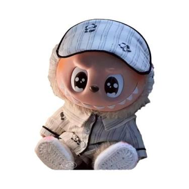 Imagem de Boneca Labubu De 38cm Com Roupa De Natal, Conjunto De Vestido De Suéte