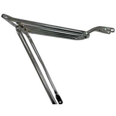Imagem de Bagageiro Garupa Bike Amr Tubular Dobrável Aço Cromado