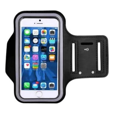 Imagem de Porta Celular Corrida Braçadeira Esportiva Hx4129 Neoprene Saída Fone 