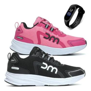 Imagem de Kit 2 Pares Tênis Esportivo Unissex Exercício Funcional Caminhada Corr
