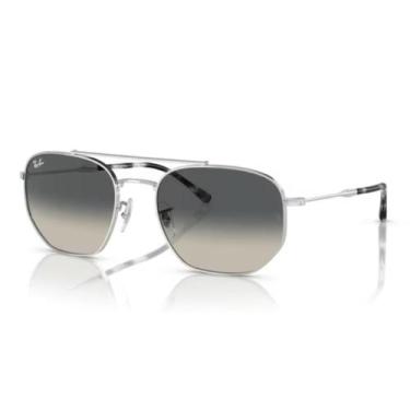 Imagem de óculos de Sol Ray-Ban 0RB3707L Metal Unissex, Prateado