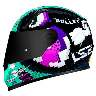 Imagem de Capacete Feminino Ls2 FF358 Bullet Rosa Moto Esportivo, 61-62
