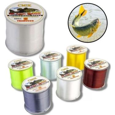 Imagem de Linha de Pesca Monofilamento 500m Nylon Carretel CMiK 0.45mm