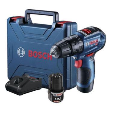 Imagem de Parafusadeira e Furadeira 12v 2Ah com 2 Baterias GSB 12v-30 Bosch