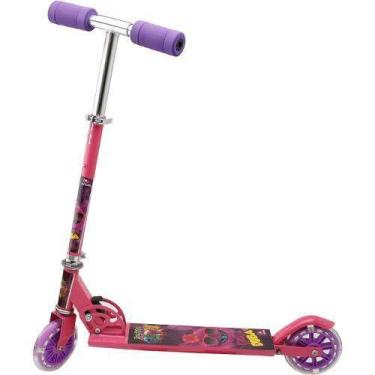 Imagem de Patinete Menina De Alumínio - Turminha Do Assombro  Rosa - ART BRINK
