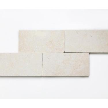 Imagem de Tijolo Crema Sand Anticato 10x20x1,5cm Bege Glass Mosaic