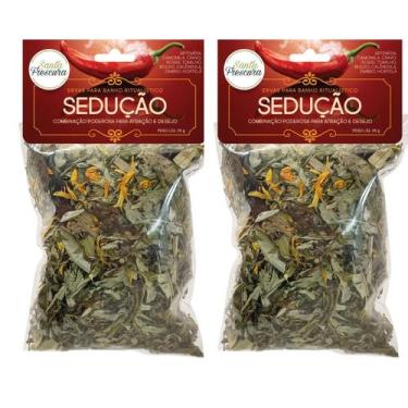 Imagem de Banho Sedução Ervas da Umbanda Encanto Atração Paixão Atrair Encanto A