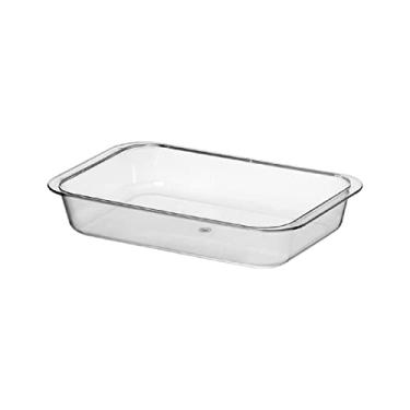 Imagem de Kit 03 Travessa Retangular Cristal Transparente 170 x 270mm