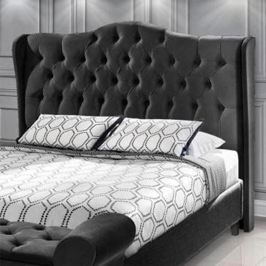 Imagem de Cabeceira King Estofada Dubai Preto
