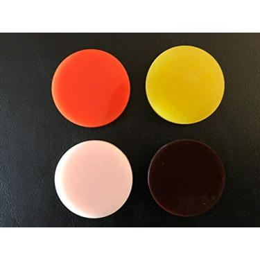 Imagem de Family Cart Plain Carrom Tournament Striker (conjunto de 4 Striker) Cor aleatória