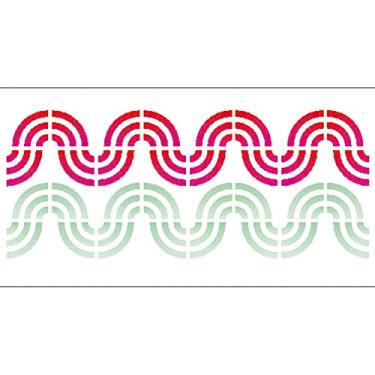 Imagem de Stencil de Acetato para Pintura OPA Simples 07 x 15 cm - 1972 Onda