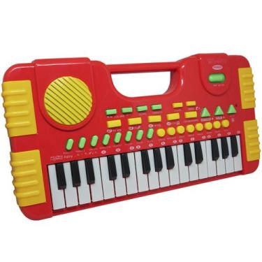 Brinquedo Para Bebê Educativo Piano Tambor Com Musica E Luz Teclado Infantil  Colorido - Toys - Piano / Teclado de Brinquedo - Magazine Luiza