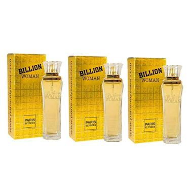 Imagem de 3 Perfumes Billion Woman 100 ml - Lacrado - Paris Elysees