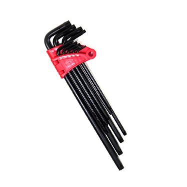 Imagem de Jogo de 9 Peças Torx T10-T50 Corneta Vermelho Extra Longa