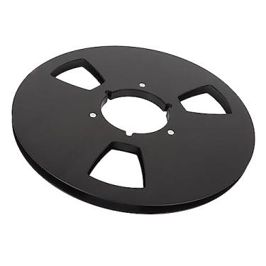 Imagem de Carretel de Fita Vazia, Substituição 3 Furos 1/4 10 Polegadas Liga de Alumínio Carretel Aberto Fita de Som Carretel Vazio Fácil de Instalar Alta Dureza para Toca-fitas A-reel