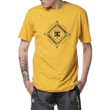 Imagem de Camiseta Dc Shoes Classic Sm24 Masculina Amarelo