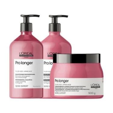 Imagem de Kit L'Oréal Professionnel Serie Expert Pro Longer - Shampoo e Condicionador e Máscara-Unissex