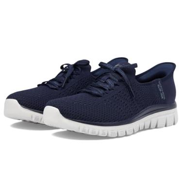 Imagem de Skechers Tênis feminino Graceful-First Blush Hands Free Slip-ins, Azul marino, 38