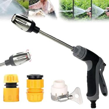 Imagem de Turbowasher, pulverizador de mangueira de jardim, bocal de jato, lavadora de pressão, remove musgo, depósitos e sujeira, lavagem de carros e animais de estimação (1 peça)