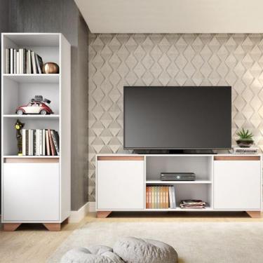 Imagem de Sala de Estar Completa para TV Até 48 Polegadas Benevello 3 Portas Bra