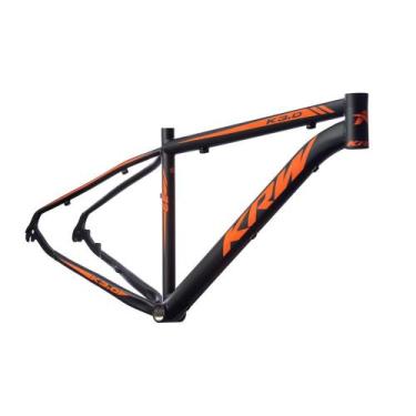 Imagem de Quadro Bicicleta Aro 29 Alumínio 6061 Mtb - KRW, 15.5, Preto, Laranja 