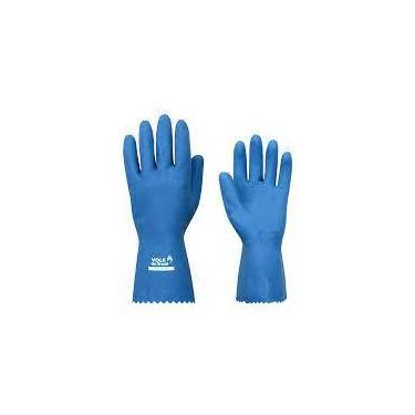 Imagem de Luva Multiuso Latex C Forro Azul Silver Slim Volk, P