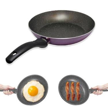 Imagem de Frigideira Panquequeira Ovo Bacon Antiaderente Cerâmica 28cm - Geral, 